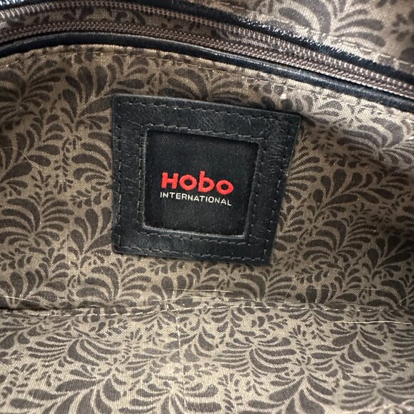 Hobo International Clutch Genuine Leather Wallet Small Bag Women Black EUC - Picture 7 of 10